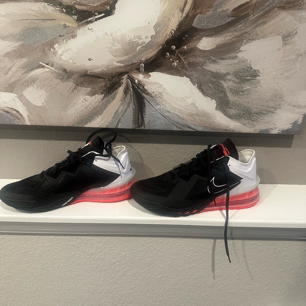 Nike Black and Red Athletic Shoes